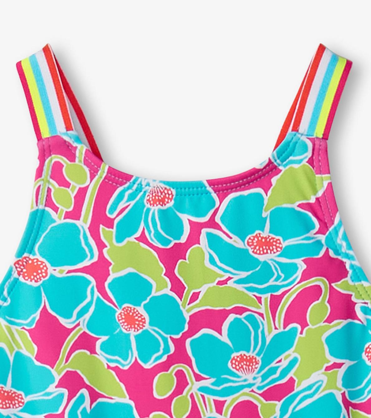 Hatley Swimwear | Girls Girls Floating Poppies One-Piece Swimsuit