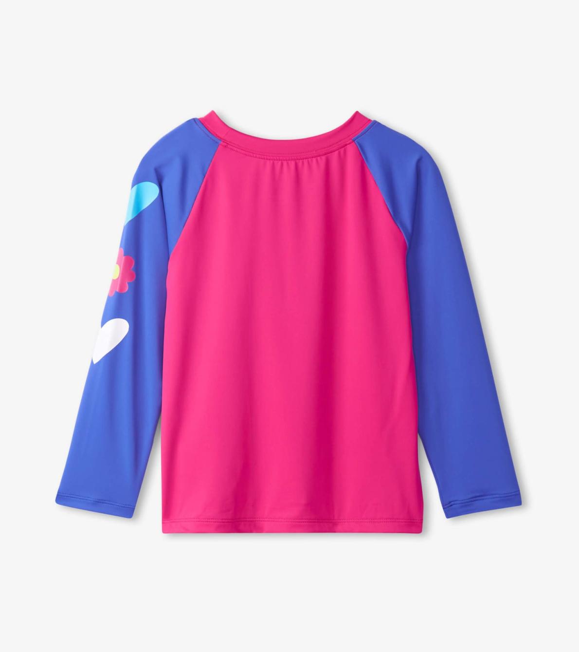 Hatley Swimwear | Girls Girls Fuschia Purple Long Sleeve Rashguard