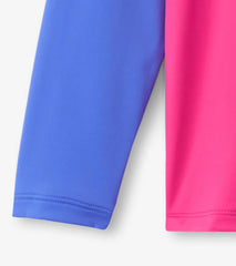Hatley Swimwear | Girls Girls Fuschia Purple Long Sleeve Rashguard