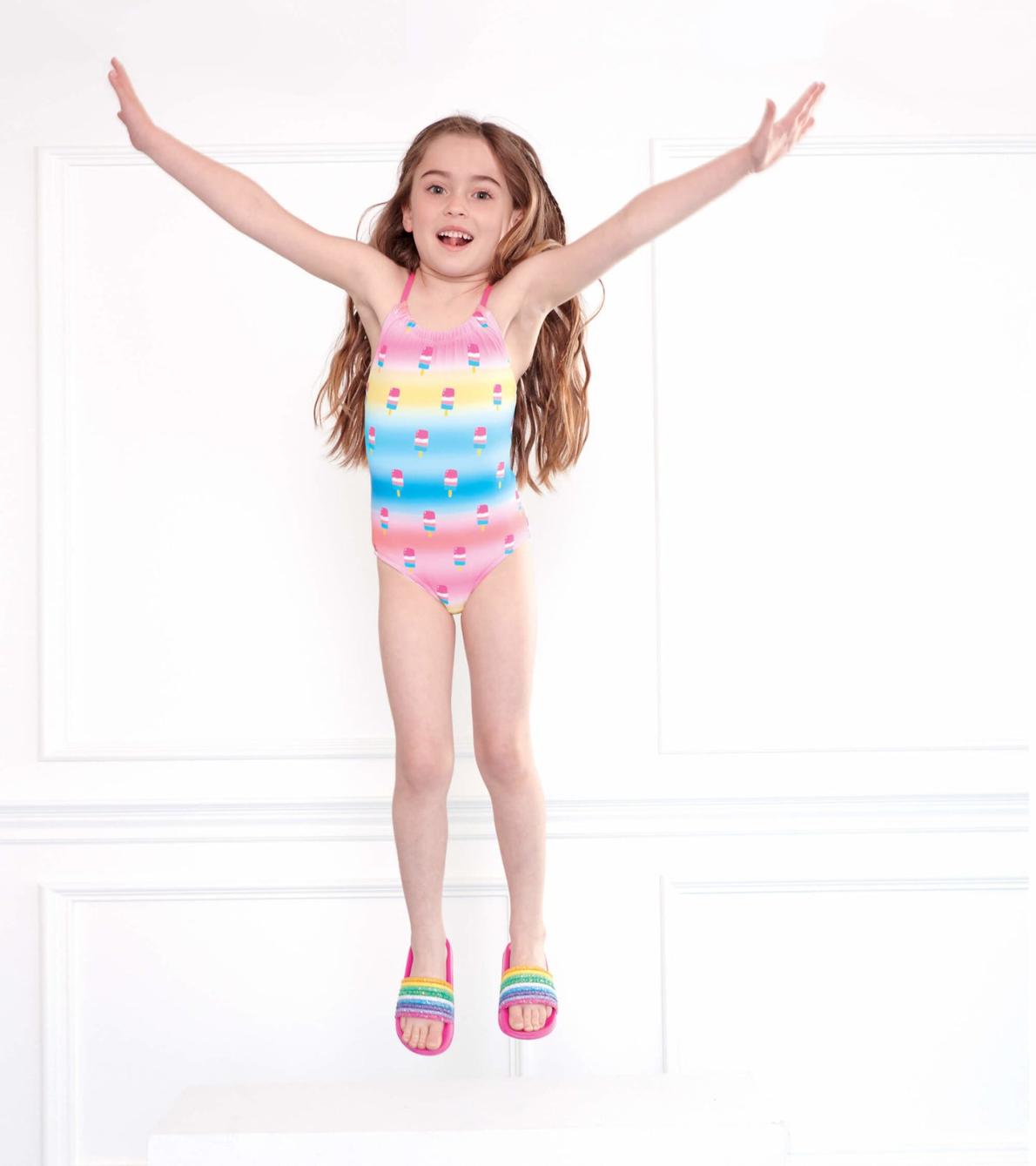 Hatley Swimwear | Girls Girls Over The Rainbow Slides