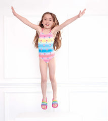 Hatley Swimwear | Girls Girls Over The Rainbow Slides