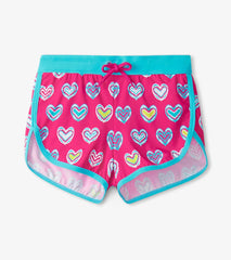 Hatley Swimwear | Girls Girls Pink Shibori Swim Shorts
