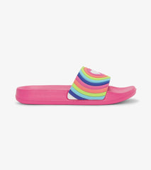 Hatley Swimwear | Girls Girls Rainbow Heart Slides