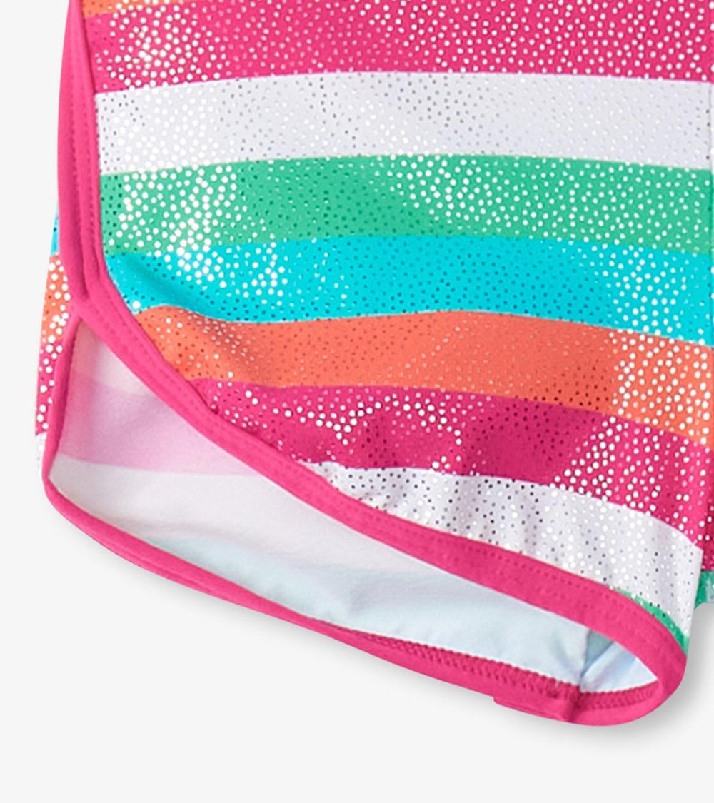 Hatley Swimwear | Girls Girls Rainbow Palm Swim Shorts