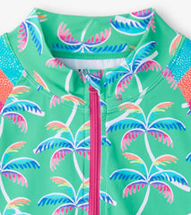 Hatley Swimwear | Girls Girls Rainbow Palm Two-Piece Rashguard Set
