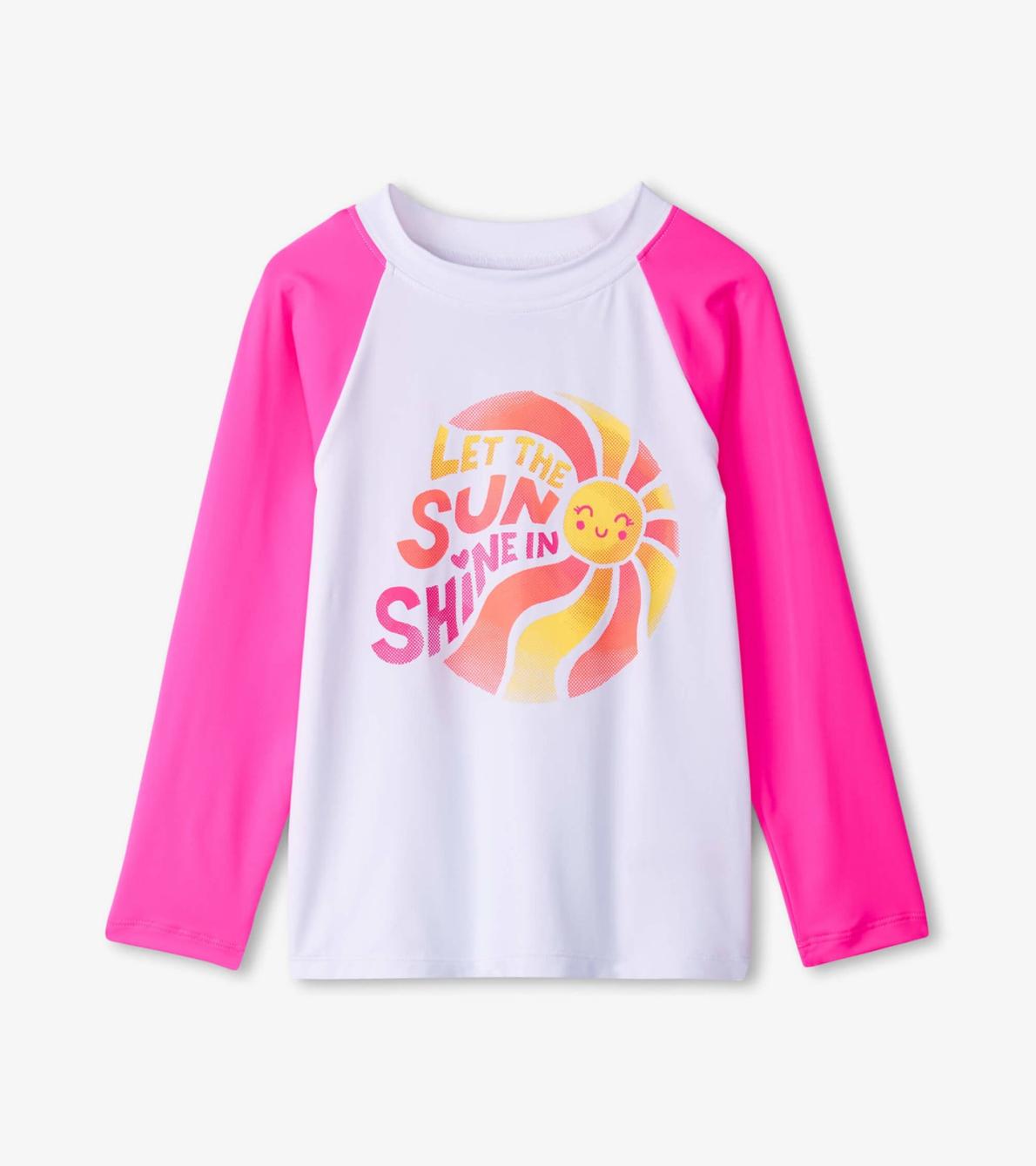 Hatley Swimwear | Girls Girls Sunshine Long Sleeve Rashguard
