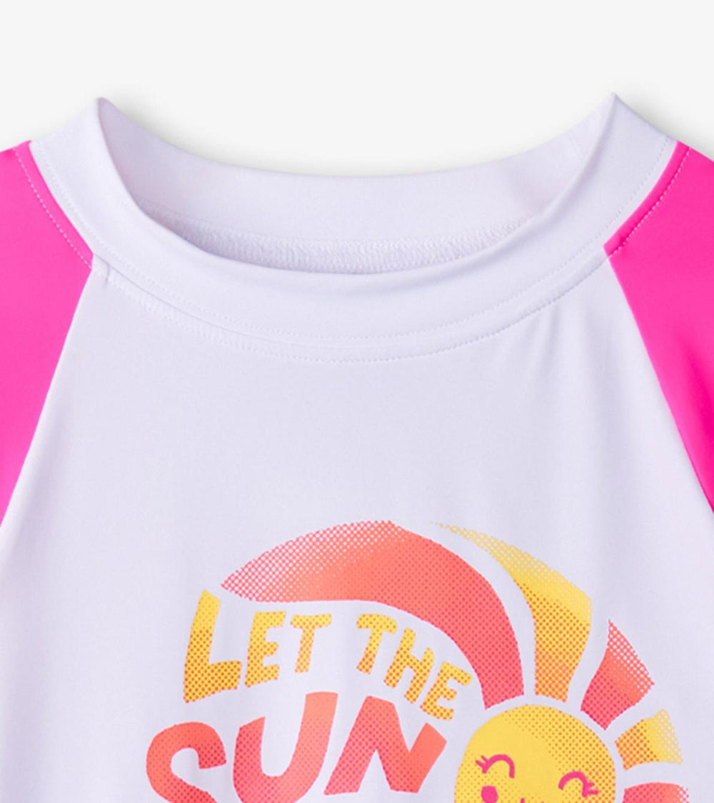 Hatley Swimwear | Girls Girls Sunshine Long Sleeve Rashguard