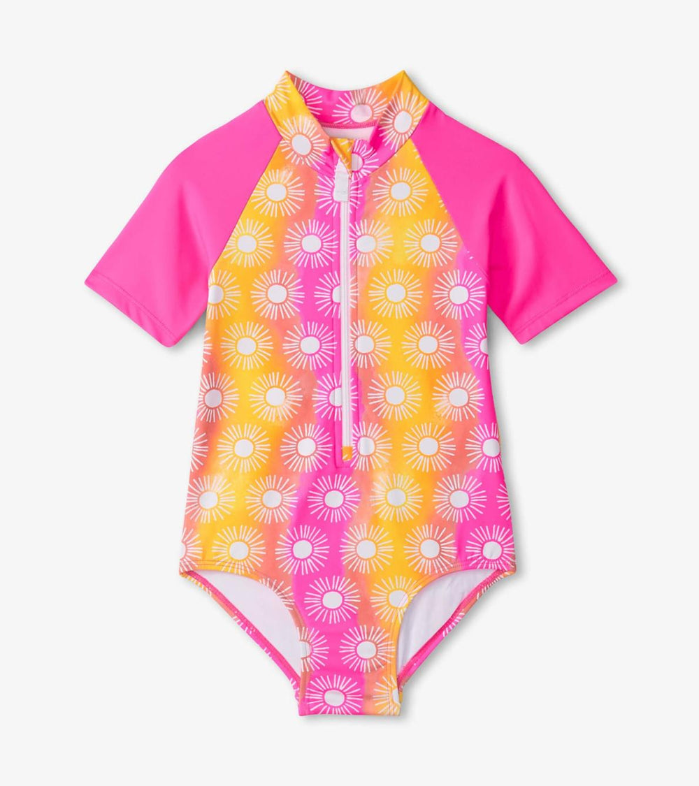 Hatley Swimwear | Girls Girls Sunshine One-Piece Rashguard
