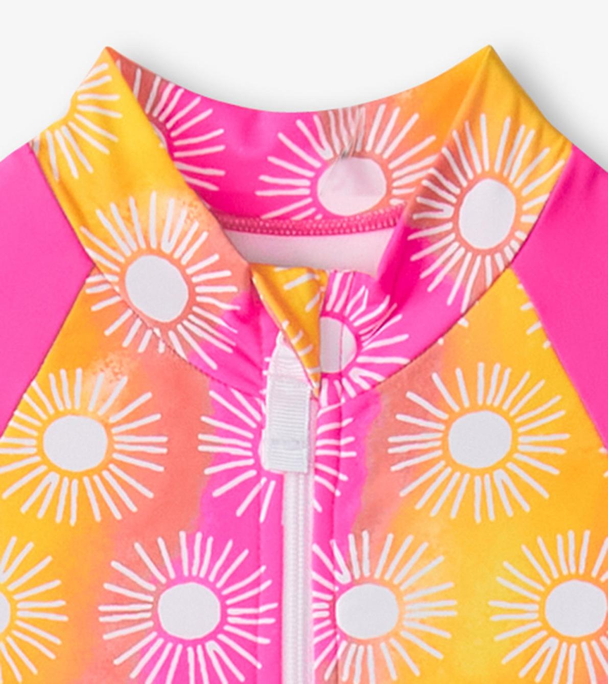 Hatley Swimwear | Girls Girls Sunshine One-Piece Rashguard