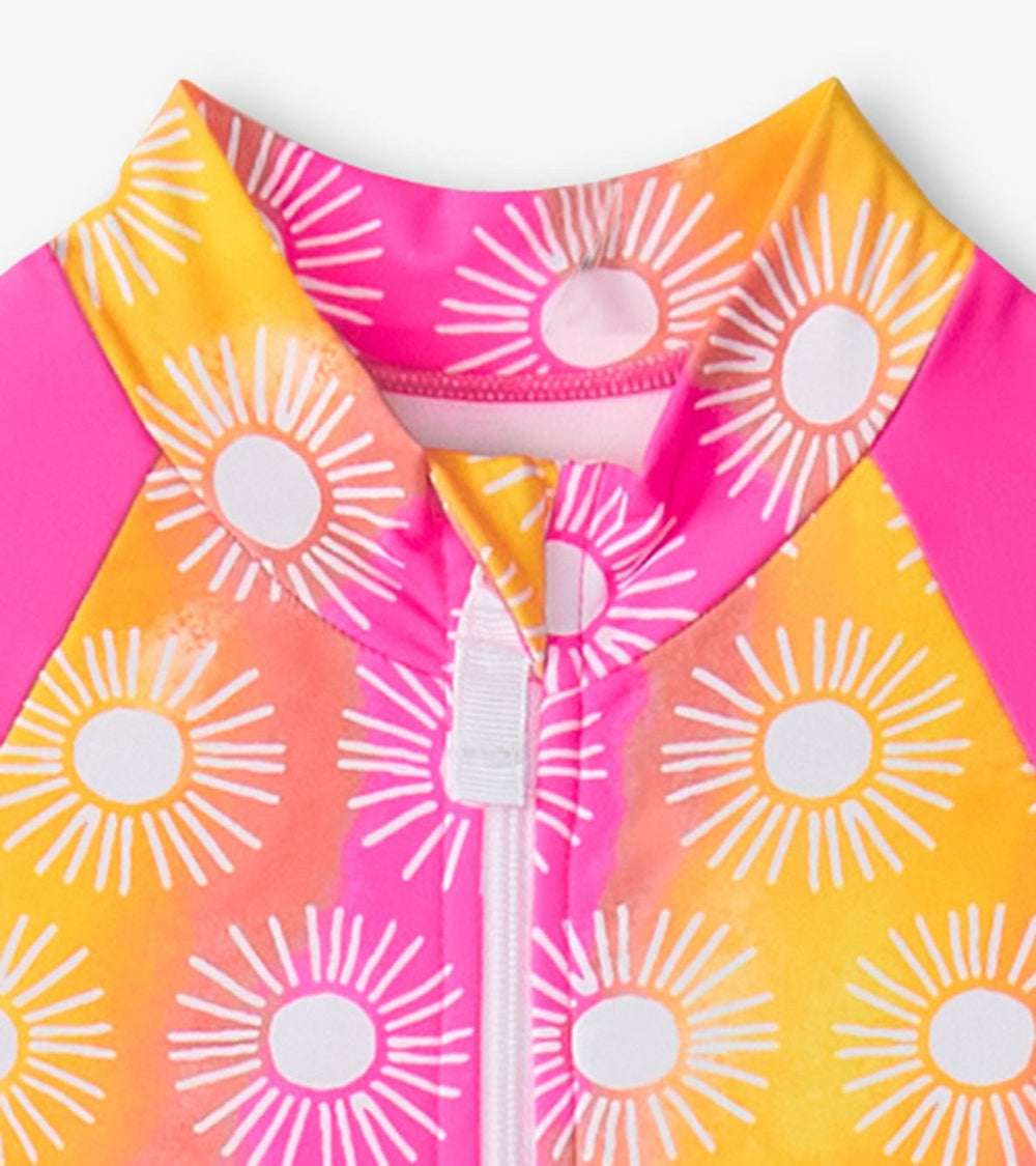 Hatley Swimwear | Girls Girls Sunshine One-Piece Rashguard