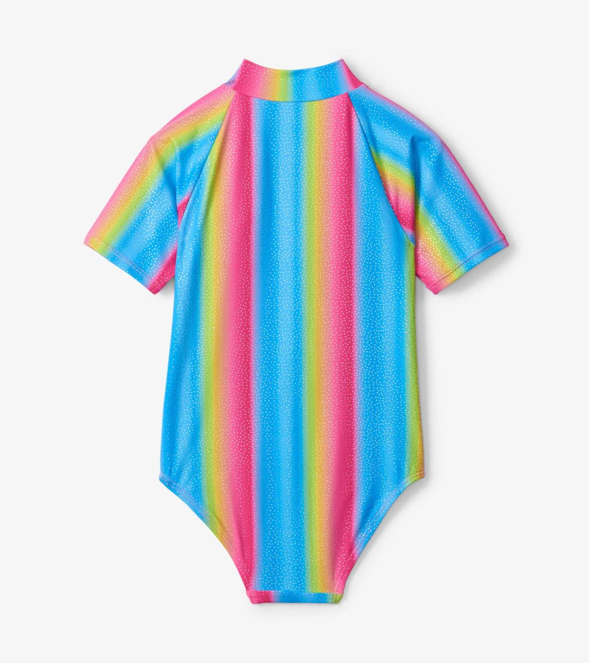 Hatley Swimwear | Girls Jelly Bean Rainbow Rashguard One Piece