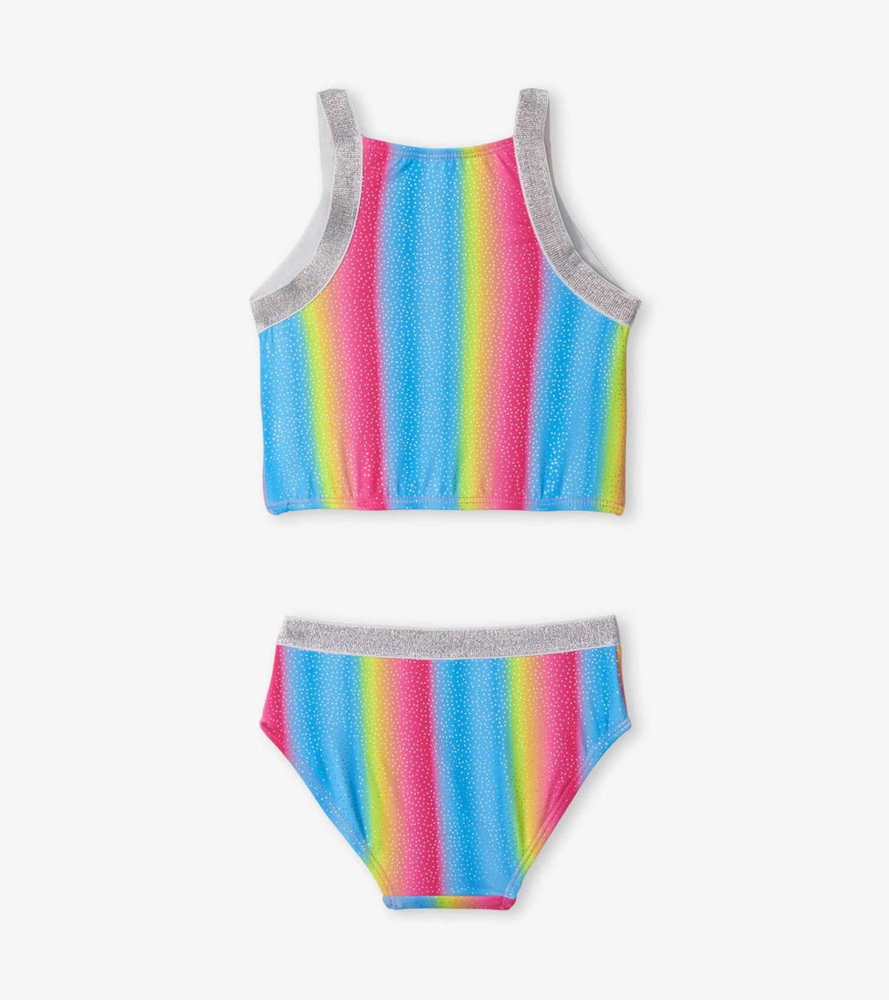Hatley Swimwear | Girls Jelly Bean Rainbow Tankini Set