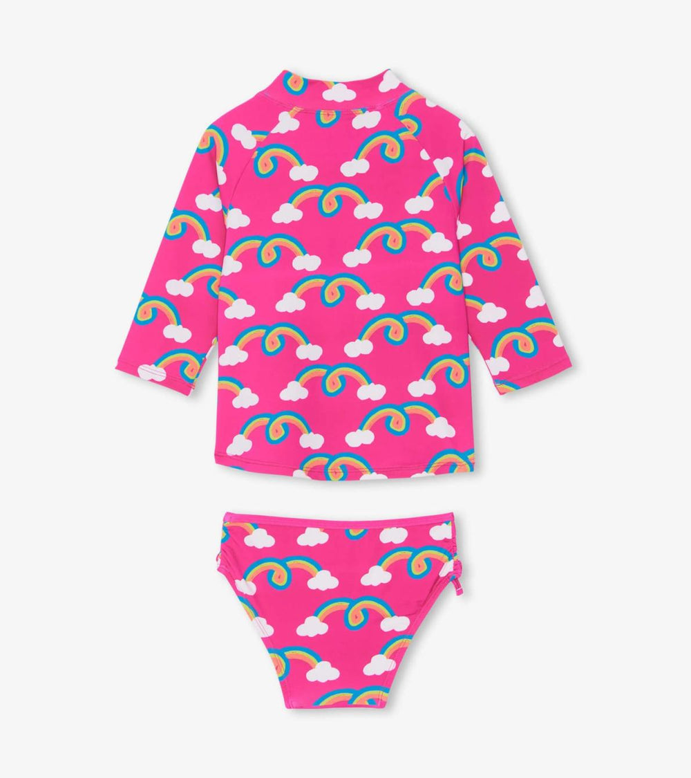 Hatley Swimwear | Girls Rainbow Arch Rashguard Set