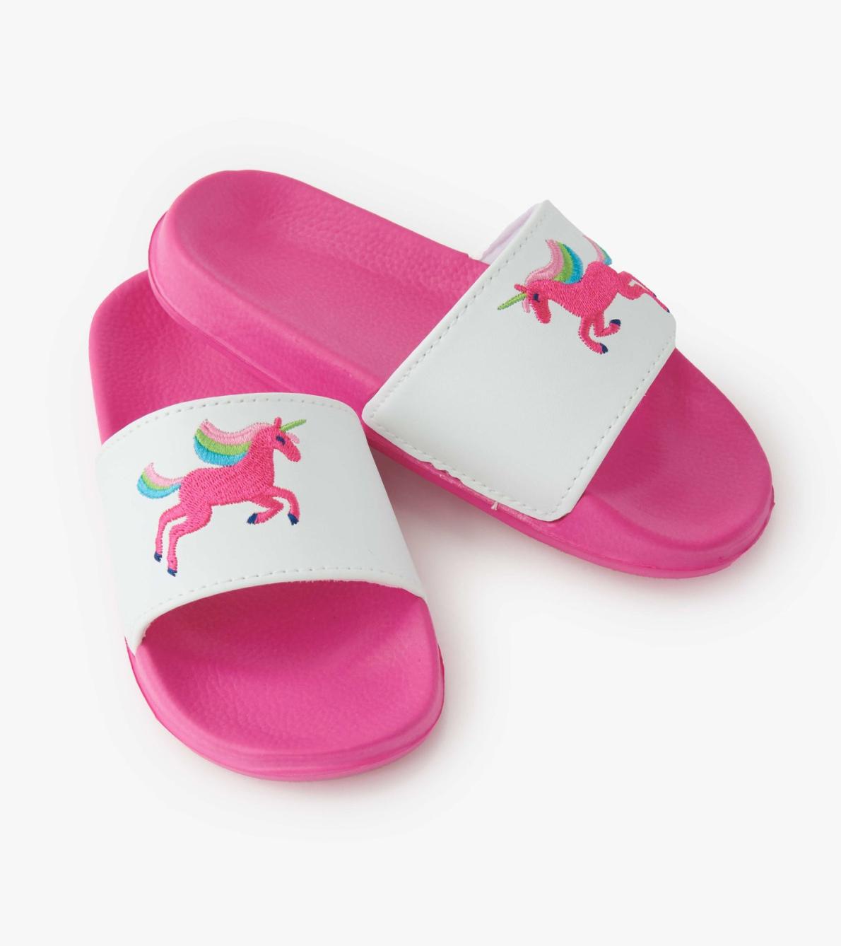 Hatley Swimwear | Girls Rock Star Unicorn Slide On Sandals