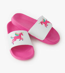 Hatley Swimwear | Girls Rock Star Unicorn Slide On Sandals