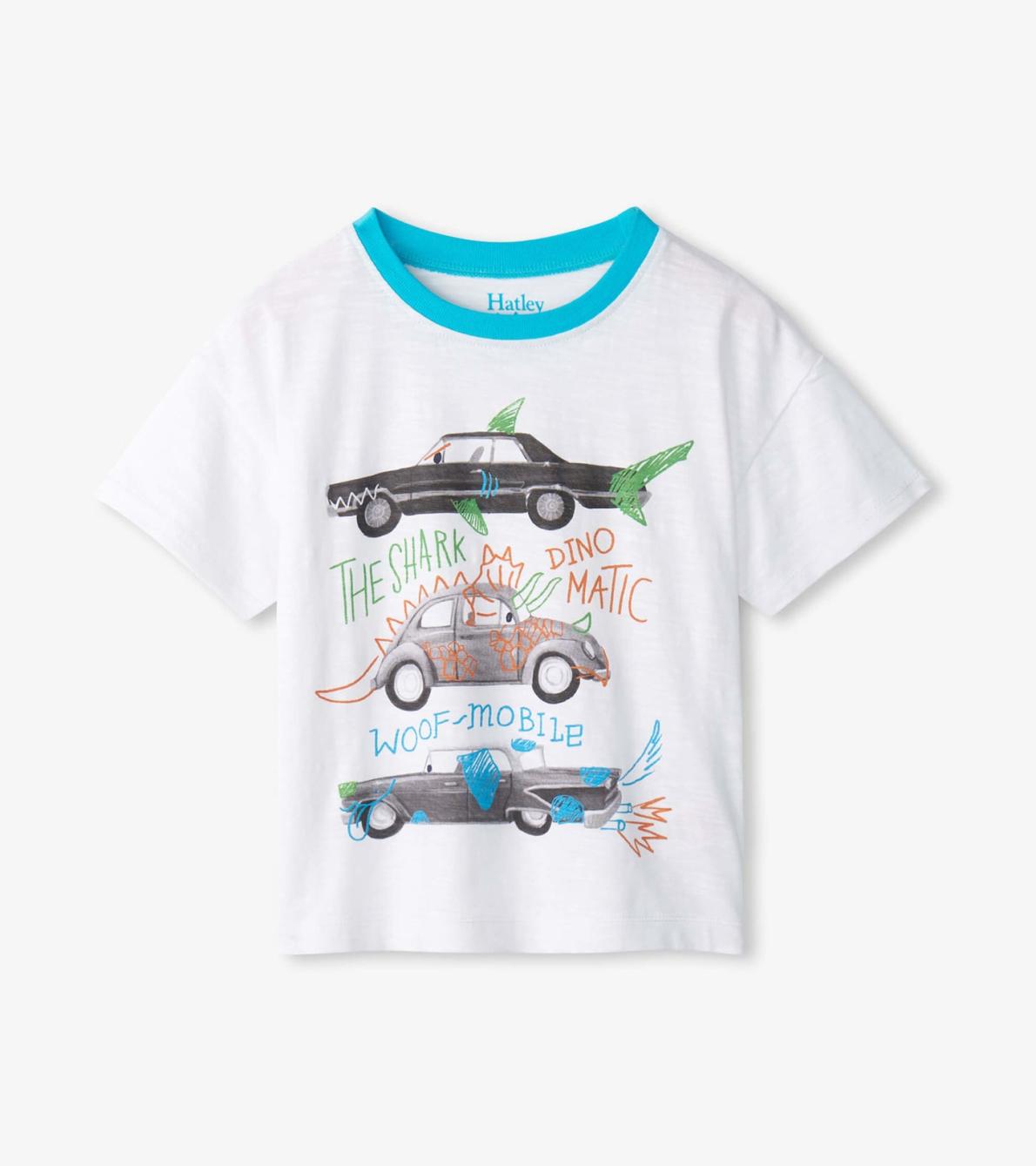 Hatley Tops | Baby &amp; Toddler Baby &amp; Toddler Boys Crazy Cars Slouchy Tee