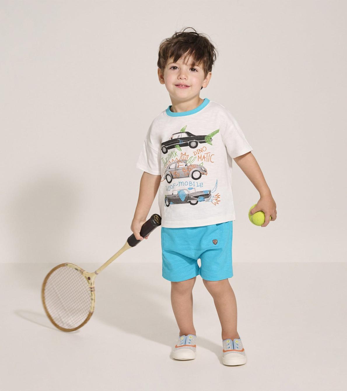 Hatley Tops | Baby &amp; Toddler Baby &amp; Toddler Boys Crazy Cars Slouchy Tee