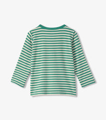 Hatley Tops | Baby &amp; Toddler Baby &amp; Toddler Boys Deep Sea Striped Long Sleeve Bamboo T-Shirt