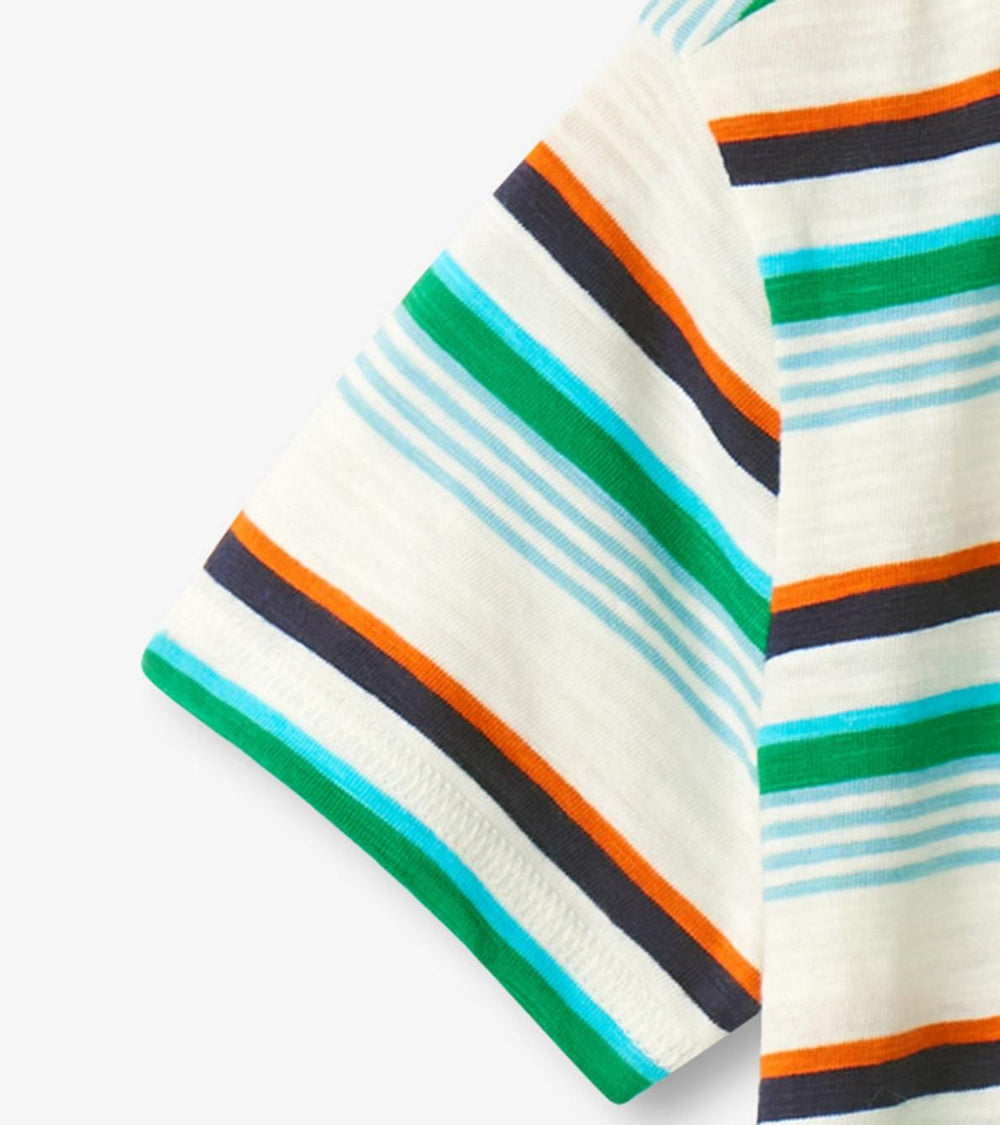 Hatley Tops | Baby &amp; Toddler Baby &amp; Toddler Boys Hiking Stripes Polo Shirt