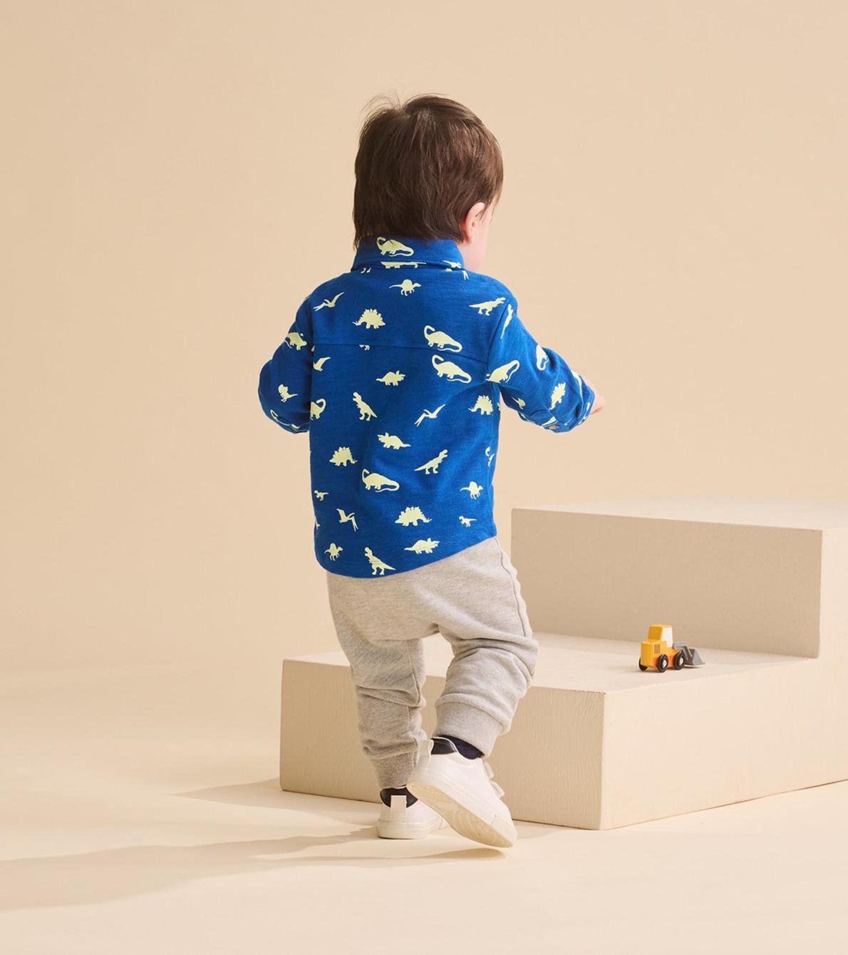 Hatley Tops | Baby &amp; Toddler Baby &amp; Toddler Boys Mini Dinos Button Down Shirt