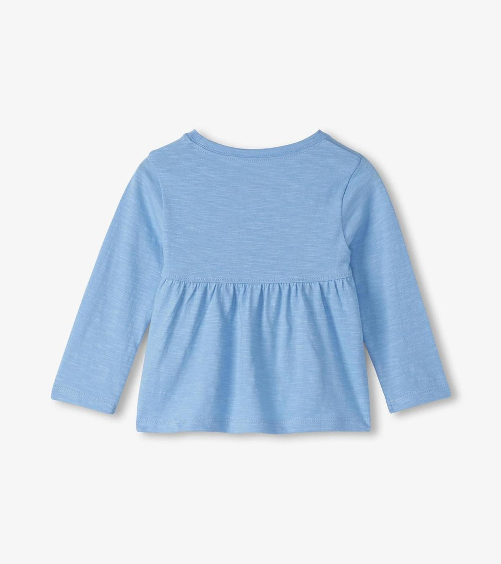 Hatley Tops | Baby &amp; Toddler Baby &amp; Toddler Girls Big Groovy Heart Long Sleeve T-Shirt