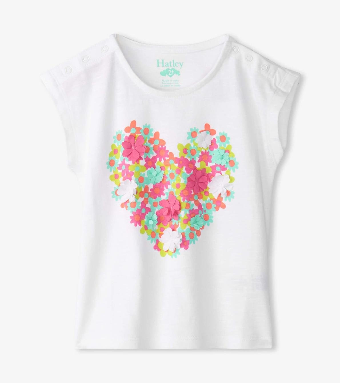 Hatley Tops | Baby &amp; Toddler Baby &amp; Toddler Girls Chiffon Heart Snap Button Shirt