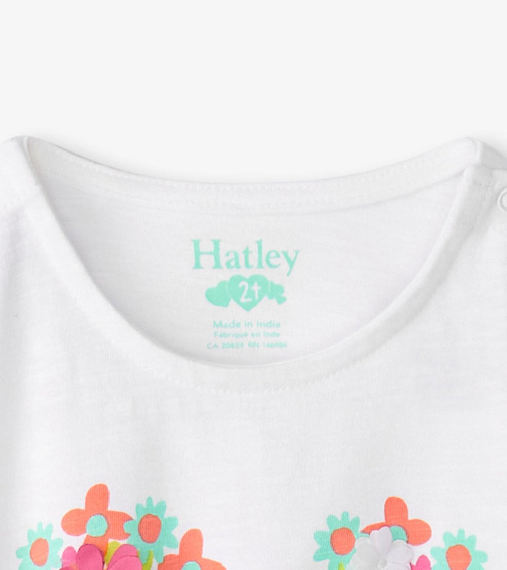 Hatley Tops | Baby &amp; Toddler Baby &amp; Toddler Girls Chiffon Heart Snap Button Shirt