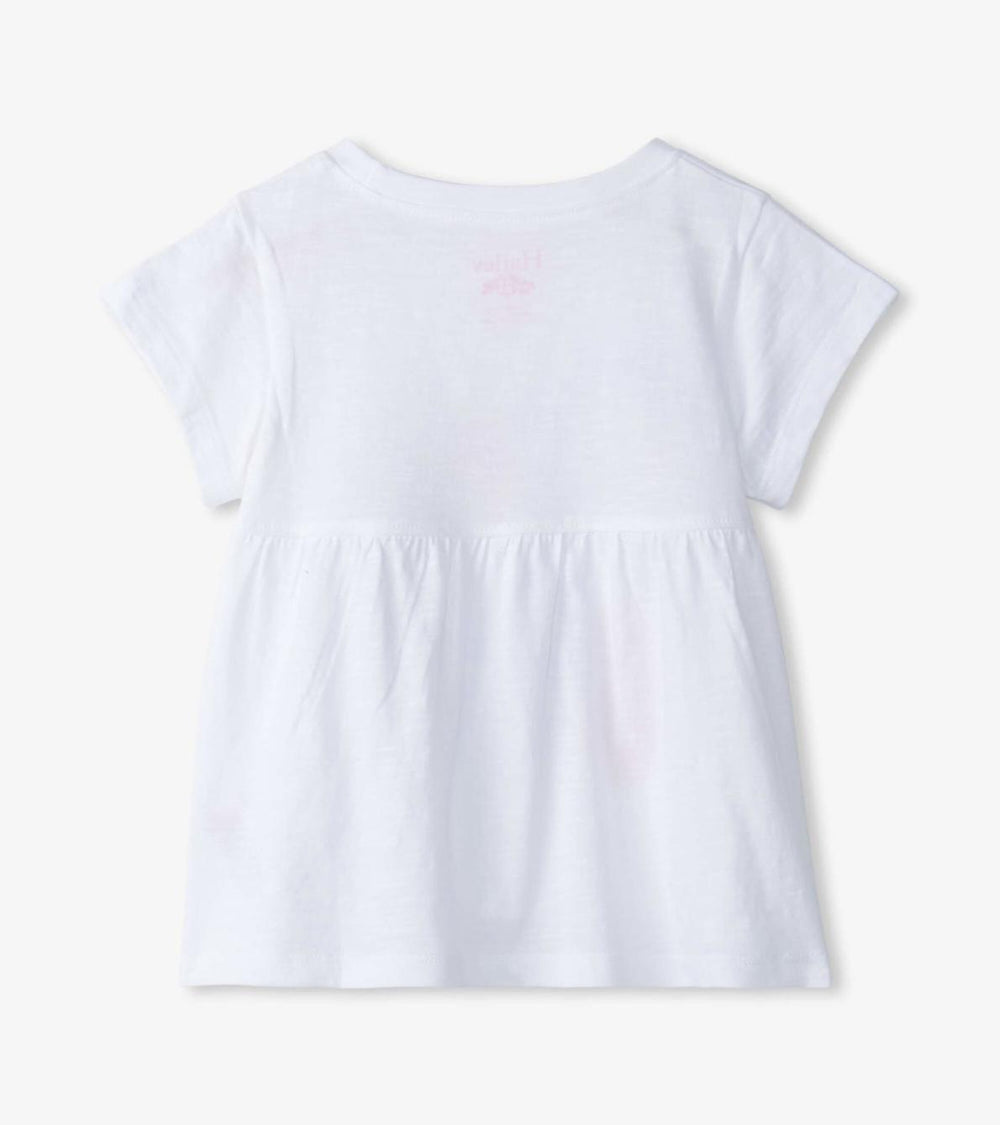 Hatley Tops | Baby &amp; Toddler Baby &amp; Toddler Girls Free Spirit White Graphic Tee
