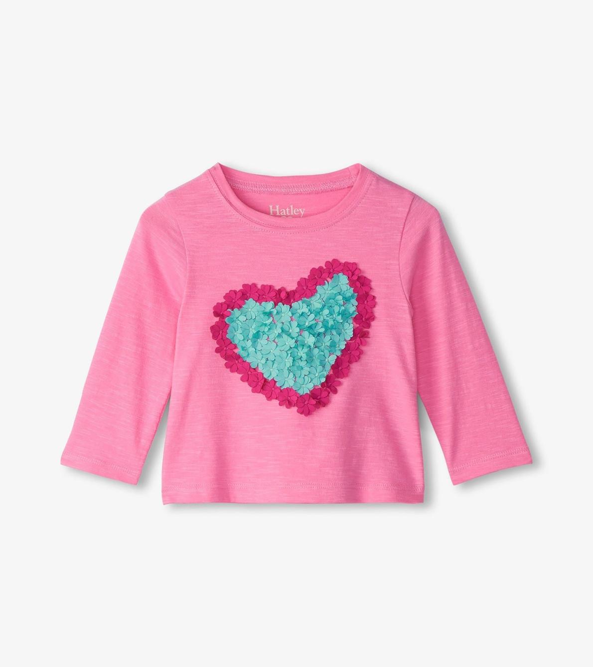 Hatley Tops | Baby &amp; Toddler Baby &amp; Toddler Girls Happy Hearts Long Sleeve T-Shirt