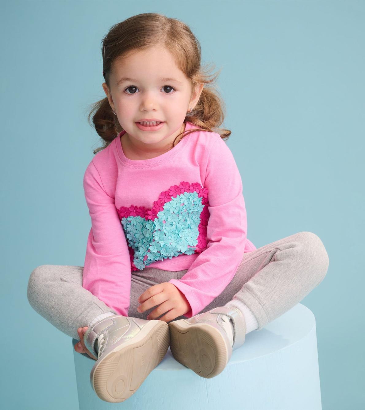 Hatley Tops | Baby &amp; Toddler Baby &amp; Toddler Girls Happy Hearts Long Sleeve T-Shirt