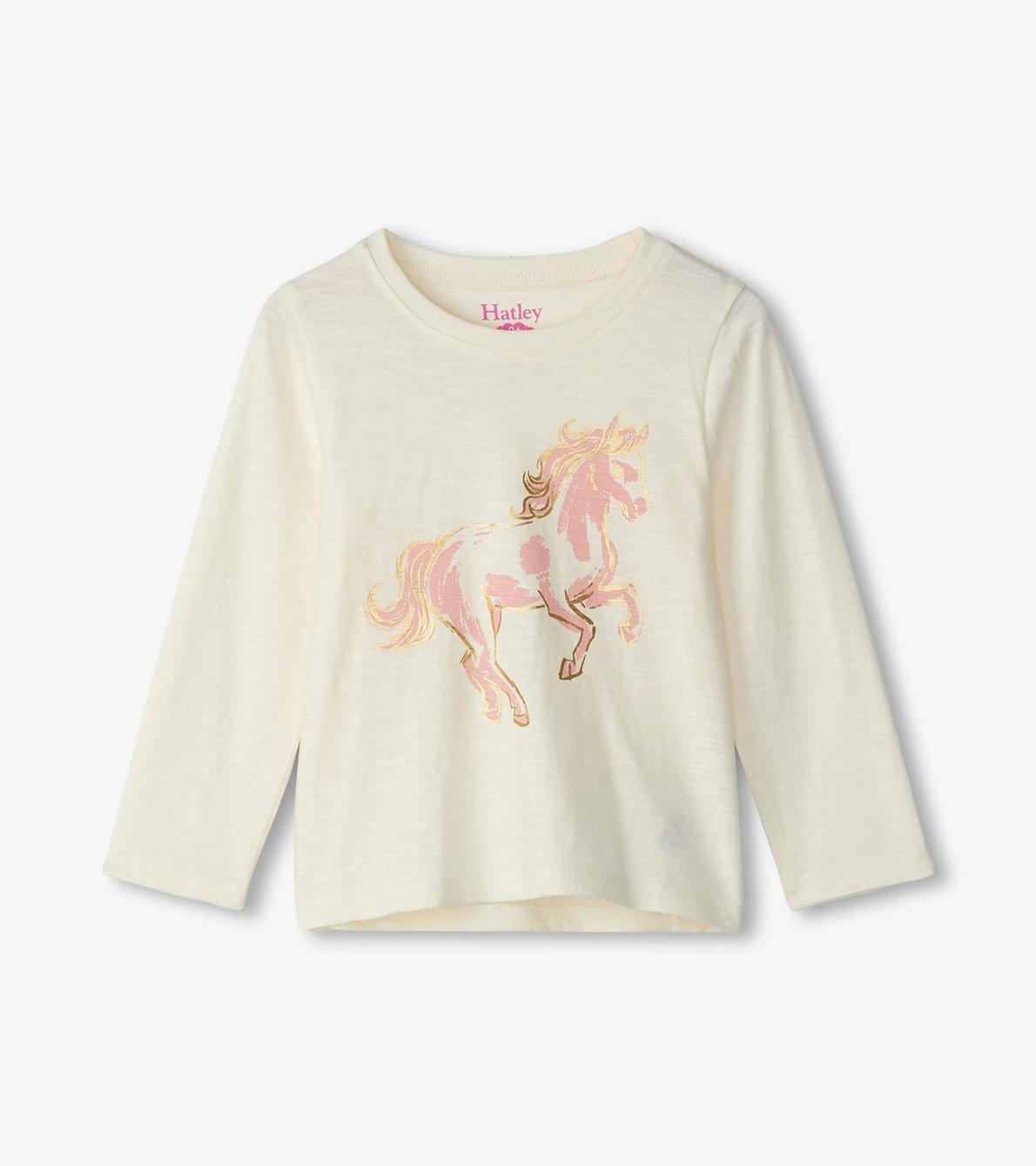 Hatley Tops | Baby &amp; Toddler Baby &amp; Toddler Girls Prize Pony Long Sleeve T-Shirt