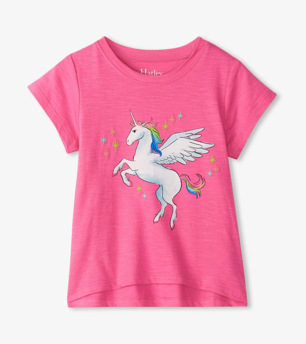 Hatley Tops | Baby &amp; Toddler Baby &amp; Toddler Girls Rainbow Unicorn Graphic Tee