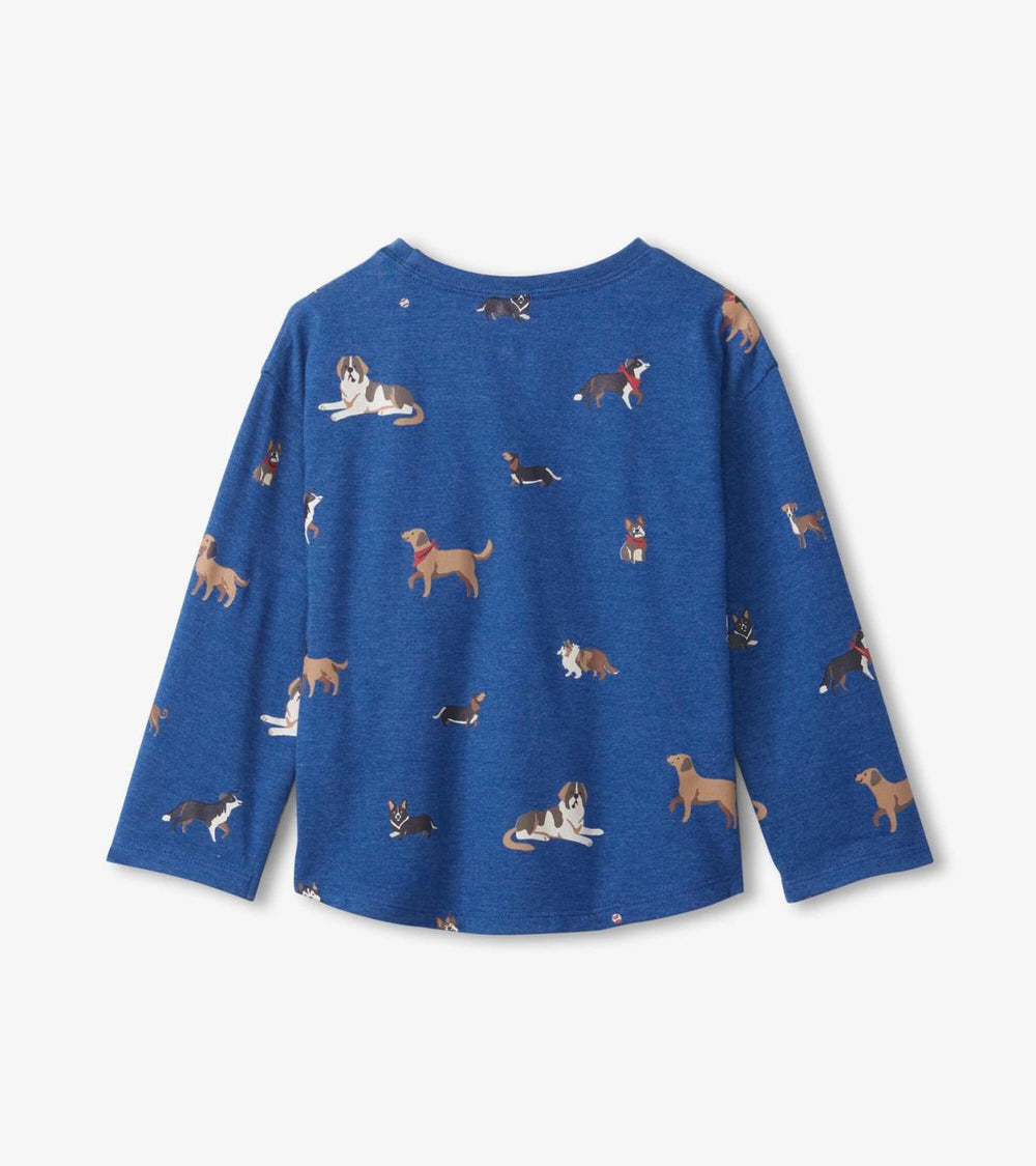 Hatley Tops | Baby &amp; Toddler Bandana Dogs Long Sleeve T-Shirt