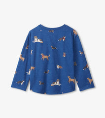 Hatley Tops | Baby &amp; Toddler Bandana Dogs Long Sleeve T-Shirt