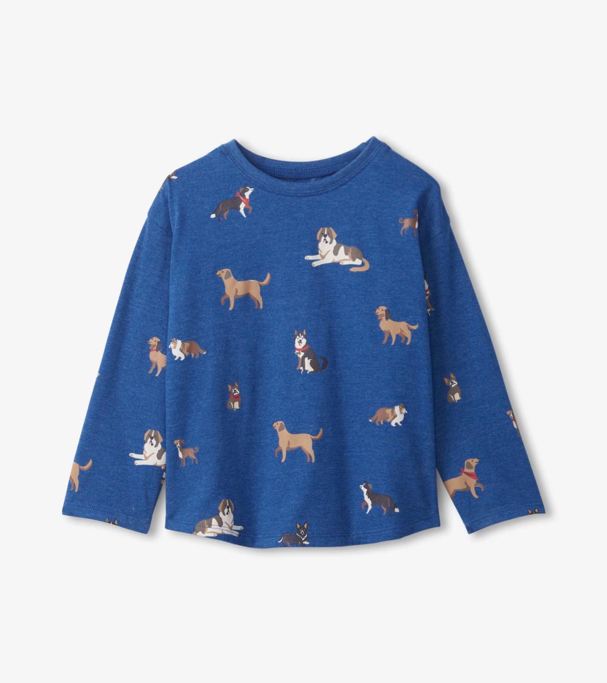 Hatley Tops | Baby &amp; Toddler Bandana Dogs Long Sleeve T-Shirt