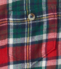 Hatley Tops | Baby &amp; Toddler Christmas Plaid Toddler Button Down Shirt