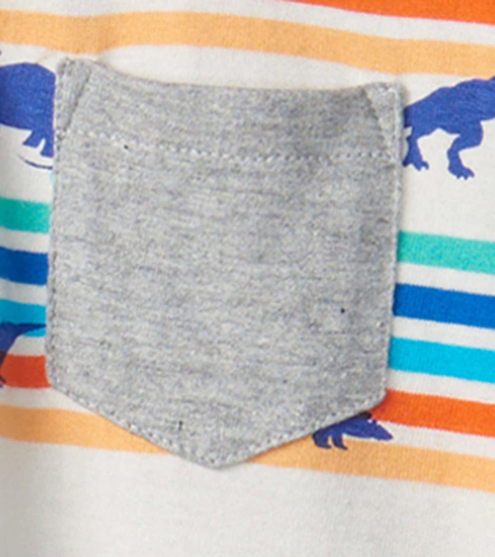 Hatley Tops | Baby &amp; Toddler Mini Dinos Long Sleeve Polo T-Shirt