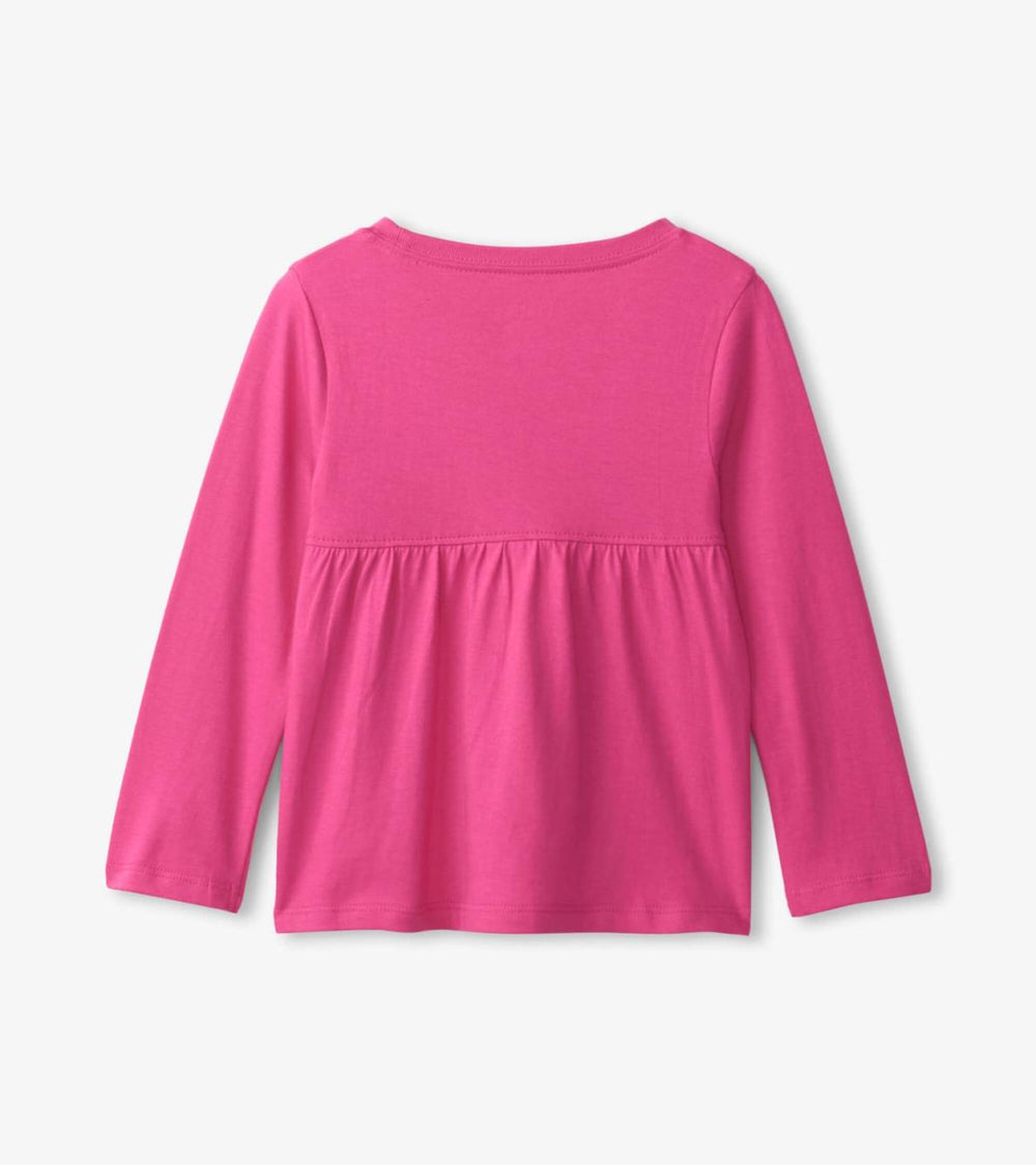 Hatley Tops | Baby &amp; Toddler Rasberry Unicorn Long Sleeve T-Shirt