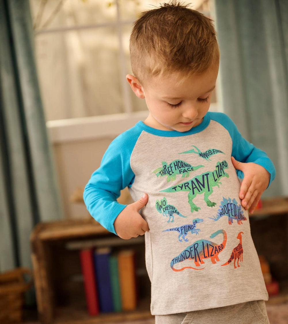 Hatley Tops | Baby &amp; Toddler Real Dinos Long Sleeve T-Shirt