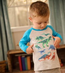 Hatley Tops | Baby &amp; Toddler Real Dinos Long Sleeve T-Shirt