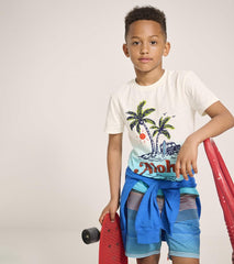 Hatley Tops | Boys Boys Aloha Graphic Tee