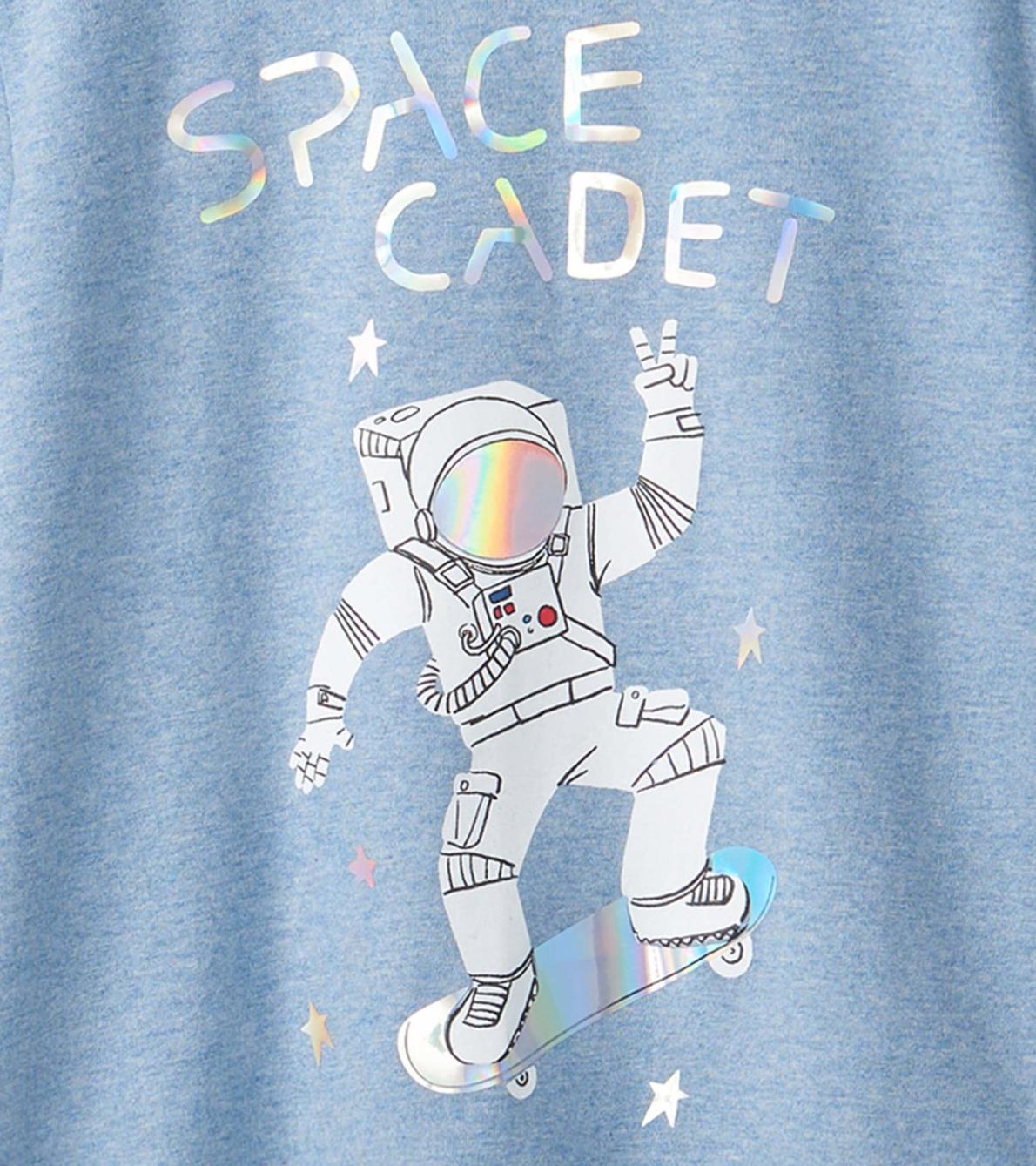 Hatley Tops | Boys Boys Astronaut Skateboarder Graphic T-Shirt