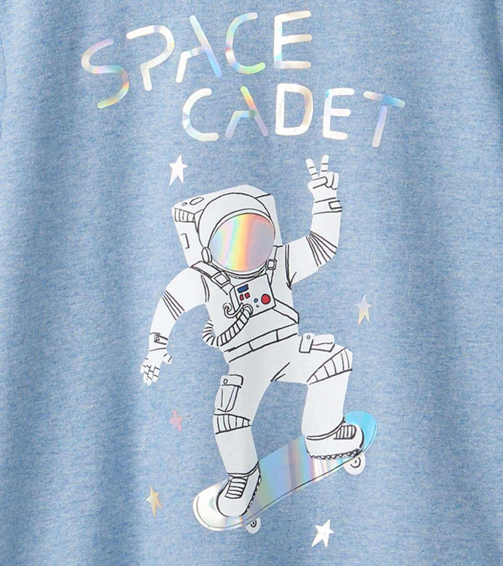 Hatley Tops | Boys Boys Astronaut Skateboarder Graphic T-Shirt