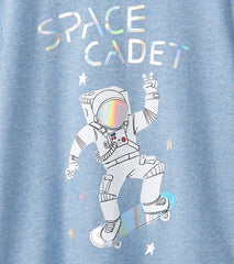 Hatley Tops | Boys Boys Astronaut Skateboarder Graphic T-Shirt