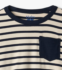 Hatley Tops | Boys Boys Black &amp; Cream Long Sleeve Bamboo T-Shirt