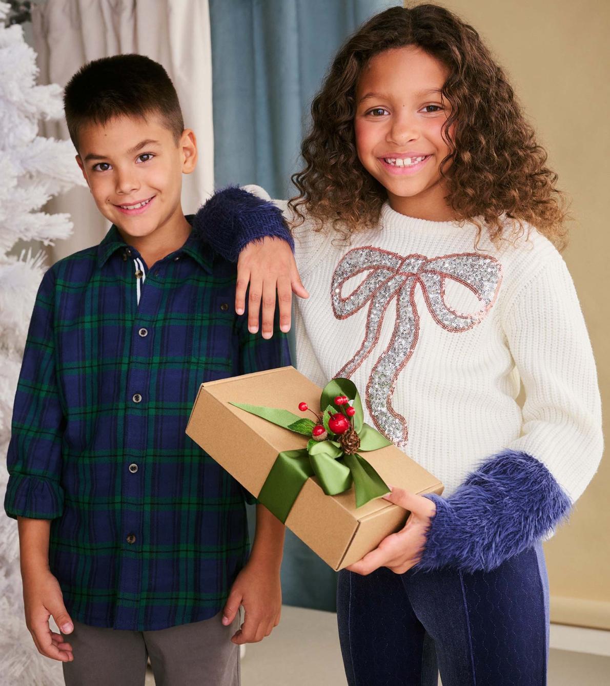 Hatley Tops | Boys Boys Blackwatch Plaid Button Down Shirt