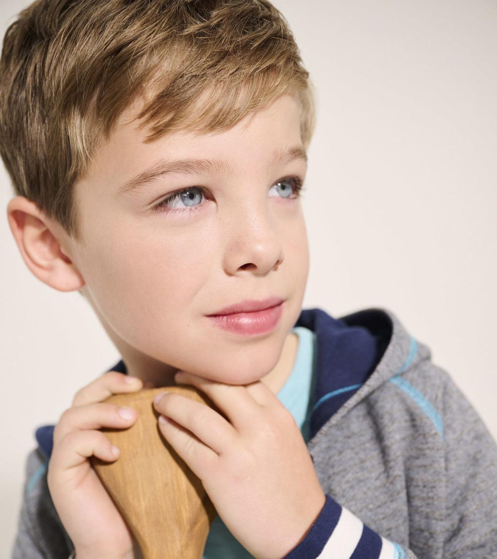 Hatley Tops | Boys Boys Blue Flame Zip-Up Hoodie