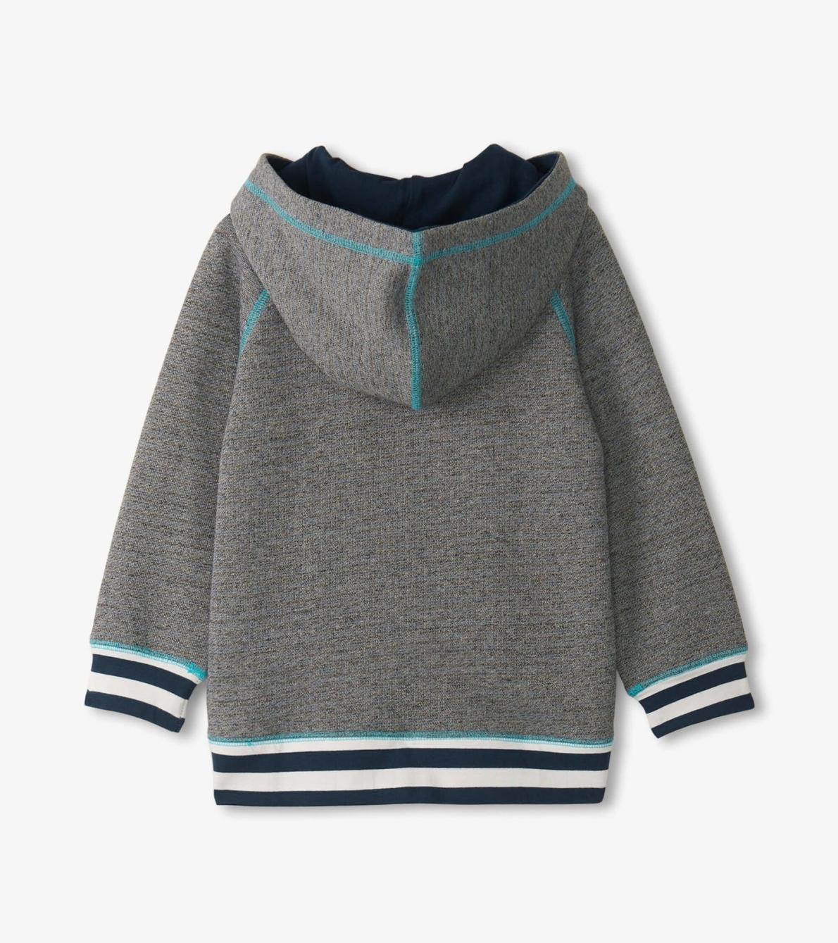 Hatley Tops | Boys Boys Blue Flame Zip-Up Hoodie