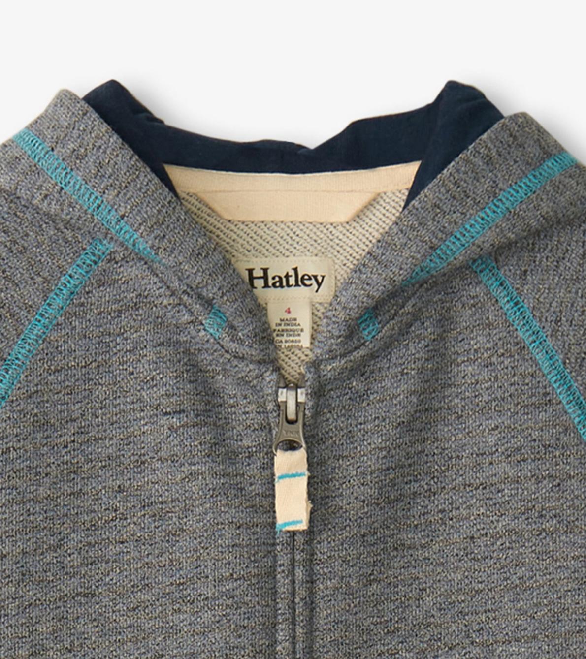 Hatley Tops | Boys Boys Blue Flame Zip-Up Hoodie