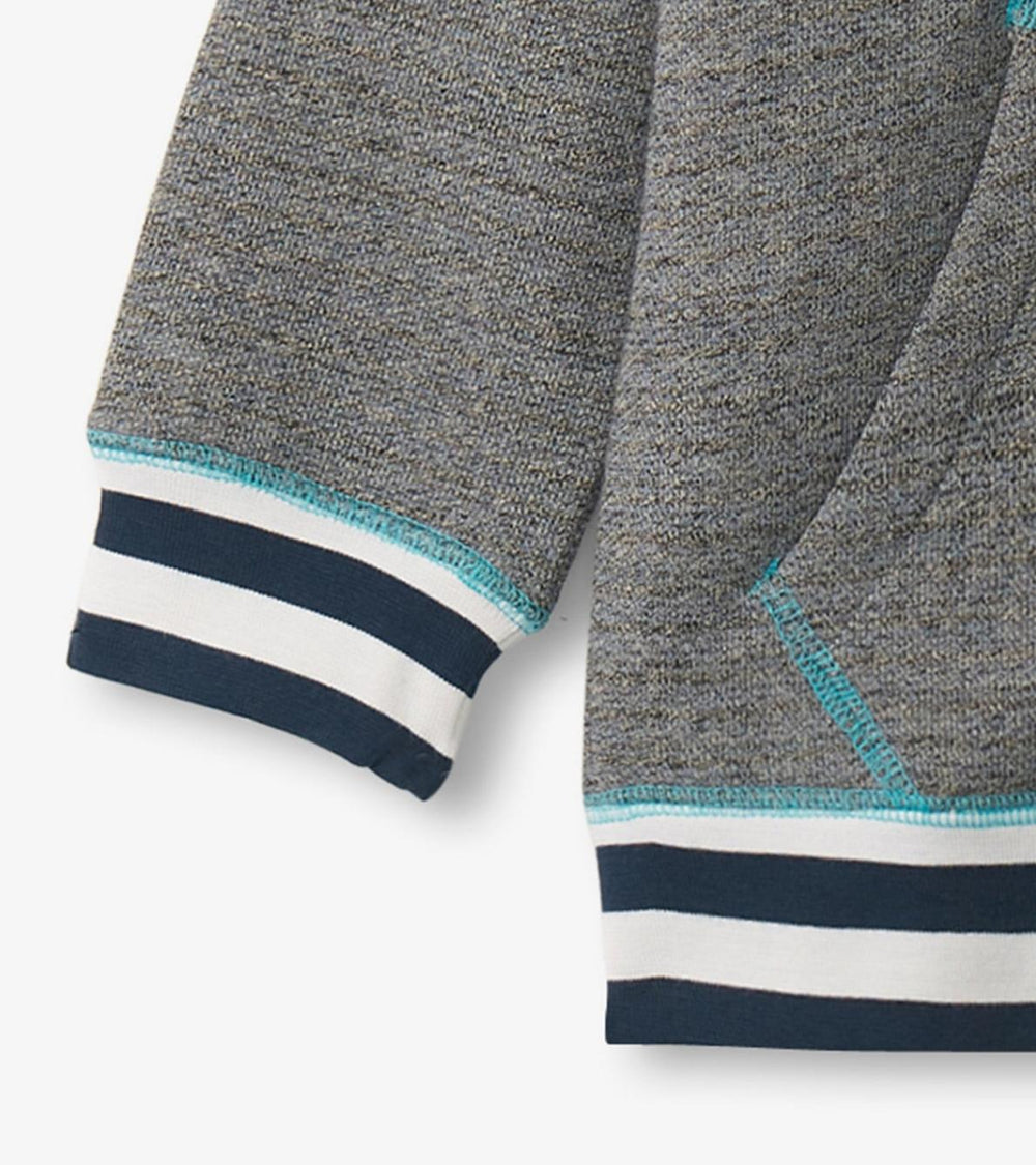 Hatley Tops | Boys Boys Blue Flame Zip-Up Hoodie